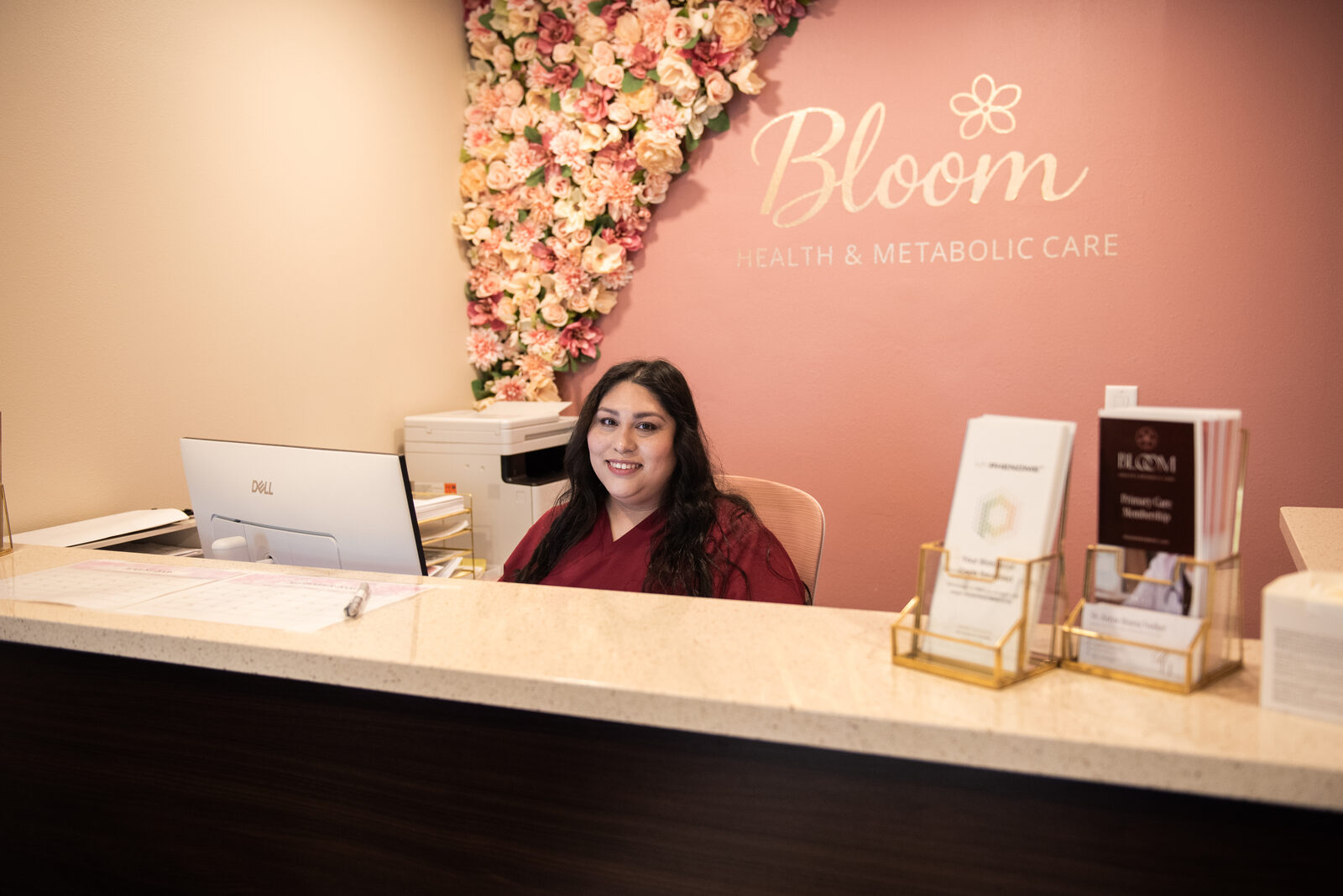 Our front desk can set up the app with you in person