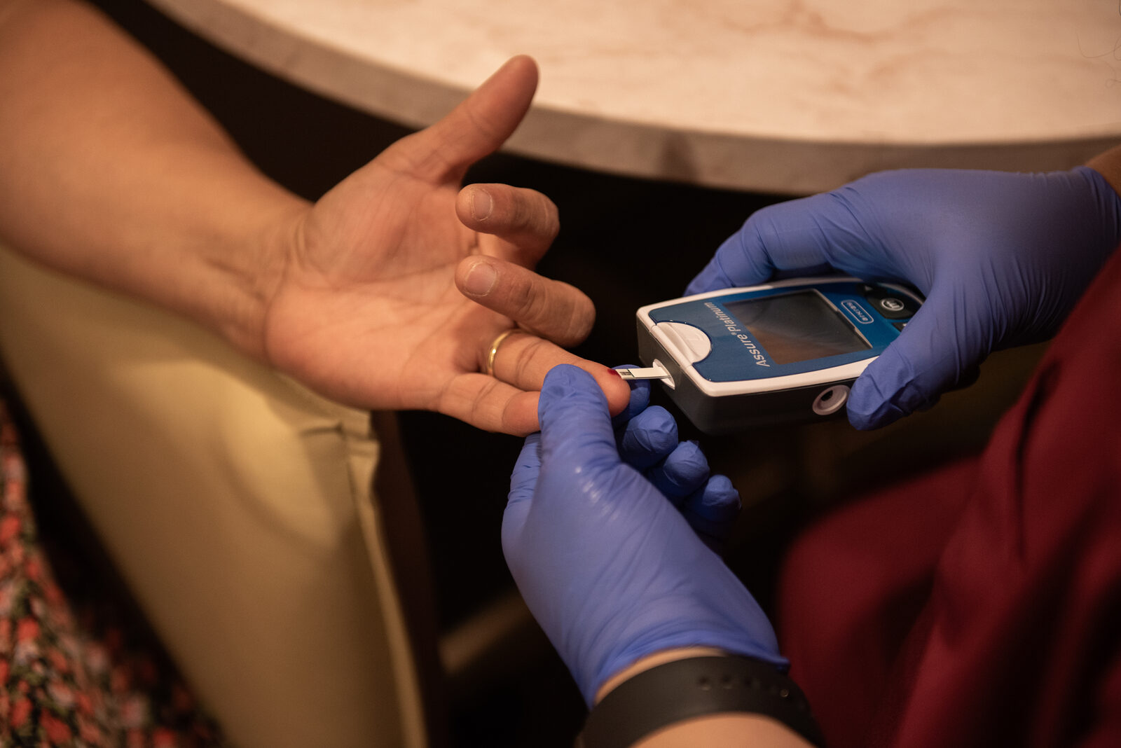 Reading a glucose meter