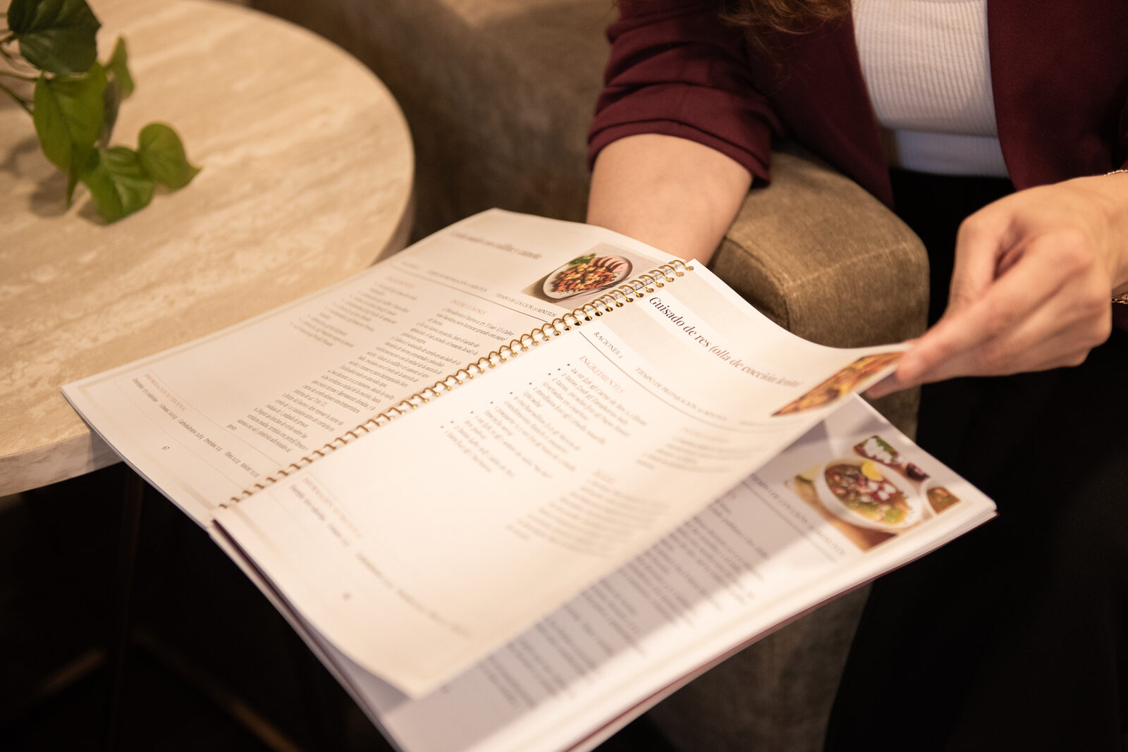 A page from a personalized nutrition plan